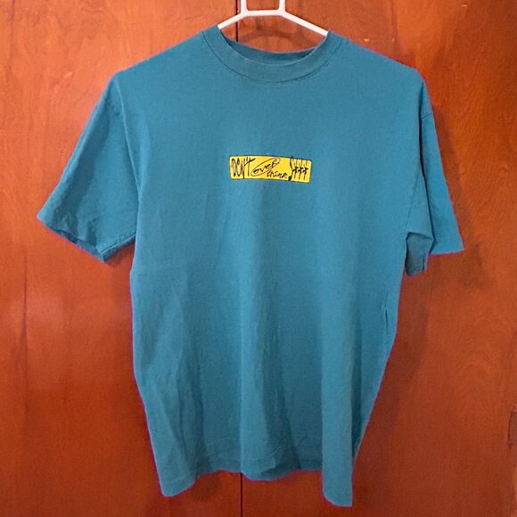 Blue Don't Over Think S*** T-Shirt Mens S - Picture 1 of 5